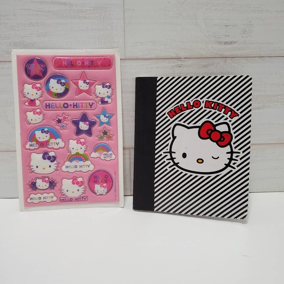 Sanrio Hello Kitty Composition Mini book and Stickers Read Description - Picture 1 of 6